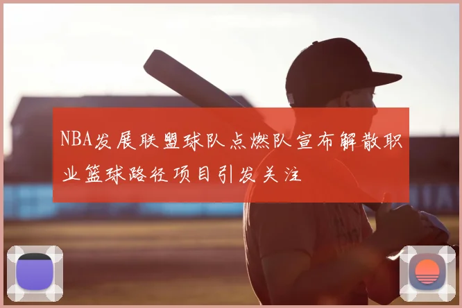 NBA发展联盟球队点燃队宣布解散职业篮球路径项目引发关注